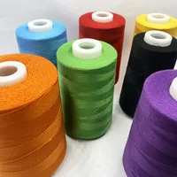 TUTON-22 años de fábrica, benang jahit, precio del proveedor, hilo de coser 100% de poliéster 40/2, 4000M con diferentes colores, Hilos