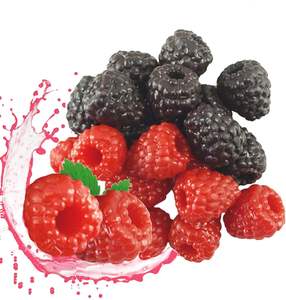 Fruits décoratifs artificiels de grande taille en forme de framboise, ornements pour la décoration de la maison pour Halloween et Noël, en résine - Product Image 1