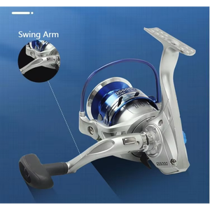 Moulinet de pêche spinning SKM Wholesale 5:2:1 pour eau salée et eau douce avec poignée EVA et <span class=keywords><strong>bras</strong></span> oscillant <span class=keywords><strong>en</strong></span> métal - Product Image 5