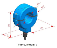 Transformateur de courant à noyau divisé toroïdal simple de haute qualité à conception personnalisée pour extérieur 200/5A 300/5A 400/5A 500/5A 1000/5A