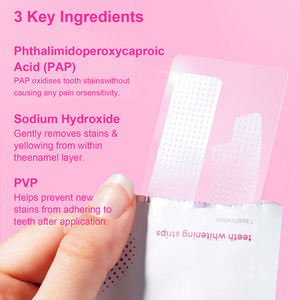 28 adet/14pairs beyaz jel diş beyazlatma şeritleri beyazlatma diş ağartma araçları Pap diş beyazlatma şeritleri - Product Image 6