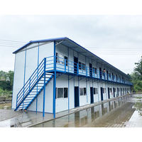 Le plus bas stock de type conteneur de fabrication Shanghai Bunker Vietnam submergé Duplex remorque maison modulaire à clé