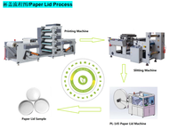 Nouvelle machine à couvercles en papier entièrement automatique QiChen haute efficacité 220V/380V avec moteur à roulement haute vitesse, configuration 60-100 pièces/min