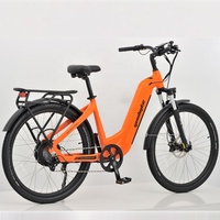 Vélo électrique pour femmes et hommes, vélo électrique de 27.5 pouces, vélo électrique pour filles, vélo hybride électrique de ville et de route, vélo électrique pour adultes
