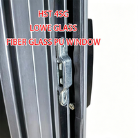 Fournisseur de fenêtres en PU, fenêtre composite en fibre de verre GFRPU, ignifuge, porte en fibre de verre polyuréthane en option pour zones dangereuses