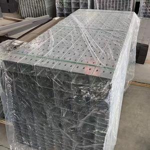 Cannelle de câblage en acier ventilée et perforée de type cheminée, capacité de charge 250 kg, capacité de 80 câbles, pratique - Product Image 3