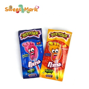 Délicieux pied en forme de <span class=keywords><strong>sucette</strong></span> avec <span class=keywords><strong>poudre</strong></span> aigre bonbons bonbons - Product Image 4