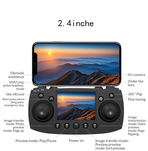 Mini Drone <span class=keywords><strong>Pro</strong></span> con Doppia Ala, Evitamento Ostacoli, Fotocamera HD 48MP, Controllo APP 5G, Trasmissione 100m, Telecomando, Adatto ai Principianti - Product Image 6