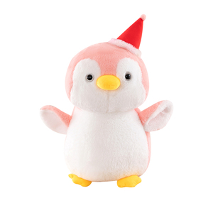 Peluche Pinguino Rosa 20 Cm - Morbido Giocattolo Per Bambini, Cuscino Decorativo E Regalo Per Festa - 3