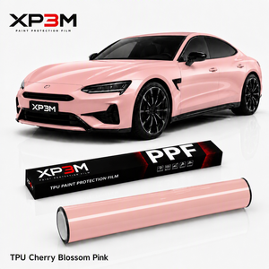 ฟิล์มกันรอยรถยนต์ XP3M สีชมพูเชอร์รี่ OEM เงาแบบ TPU ความหนา 7.5 มิล ซ่อมแซมตัวเองได้ ป้องกันรอยขีดข่วน ป้องกันการเหลือง - Product Image 1