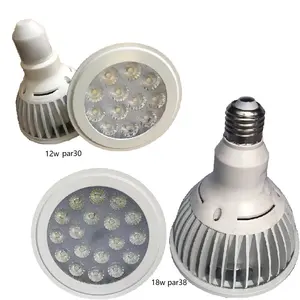 Aluminum ceiling lamp 220v 110v smd spotlight e27 par20 led 12w par30 light 18w par38 bulb