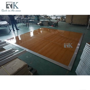 Piso de Baile con Diseño de Madera, Bordes de Aluminio, Resistente y Estable - Product Image 2