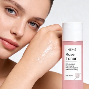 Custom Luxury <b>Liquid</b> Rose Toner OEM ODM 80ml with Hyaluronic Acid <b>Vitamin</b> C & Niacinamide for Firming and Moisturizing - Product Image 2