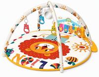 Alfombra de Juego King Lion Face Kick Piano, Acolchada, de Felpa, Escala 0-70cm, Juguetes para Bebés Recién Nacidos, Set Personalizable
