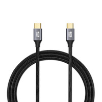 1m 2m Typ-C Gen2 100W 10Gbps 4K 60Hz HD-Videokabel Nylon-Ummantelung USB-C Stecker-Buchse Verlängerungskabel
