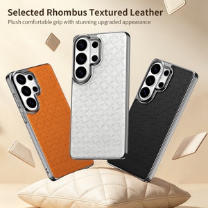 เคสโทรศัพท์หนัง PU ชุบเคลือบแม่เหล็กสำหรับธุรกิจ สำหรับ Samsung S26 S23 S24 S25 Ultra รองรับการชาร์จไร้สาย ป้องกันแรงกระแทก ฝาหลังแข็ง - Product Image 2