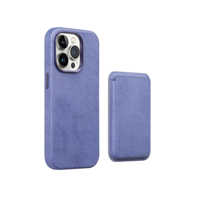 New Arrival PU Magnetic Cover Real Leather Wireless Charging Magnetic Cases for iphone 16 Pro Max Magnetic Leather Phone case