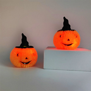 Sombrero de Bruja de Halloween con Calabaza Luminosa, Caja Sorpresa de Juguete Antiestrés, Decoración Espeluznante para Niños, Regalo para Fiestas de Halloween - Product Image 3