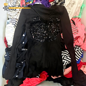 T-shirts d'été pour femmes à col rond 100 % coton, en gros, à prix réduit, pour adultes, vêtements d'<span class=keywords><strong>occasion</strong></span>, marque chinoise KINGAAA - Product Image 1