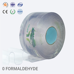 Rouleau de <span class=keywords><strong>rideau</strong></span> en PVC souple transparent de 200mm moulé et coupé à la taille des feuilles de <span class=keywords><strong>plastique</strong></span> <span class=keywords><strong>pour</strong></span> le congélateur et la <span class=keywords><strong>chambre</strong></span> <span class=keywords><strong>froide</strong></span> - Product Image 3