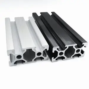 2024定制工业1010铝2040挤压型材6000系列方形铝弯曲切割焊接冲孔
