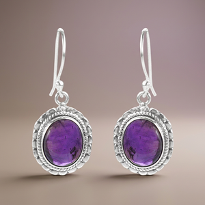 Pendientes de plata de ley 925 chapados en oro con ópalo en forma de paz, de alta calidad y a la moda - Product Image 2