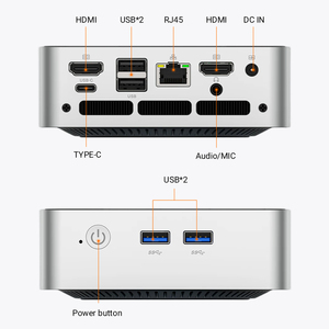 Transparante Magnetische R3-4300U Mini Pc Quad Core Dual M.2 2242 2280 Ssd Ddr4 Usb Type C Met Pd Opladen Kantoor Mini Pc - Product Image 6