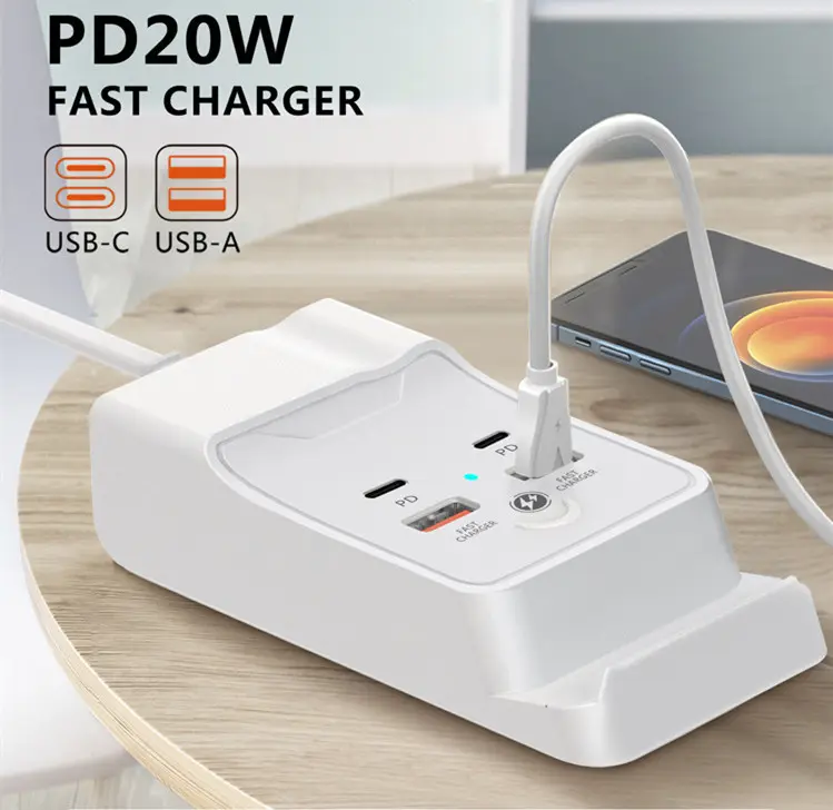 20W Usb Oplader Plug Type-C Usb Muur Snellader Pd Power Adapter Voor Iphone 13 12 11