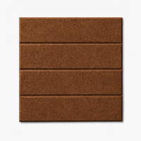 Autocollants muraux acoustiques en feutre rainurés, anti-bruit, écologiques, doux et sans formaldéhyde, pour le bureau et la maison