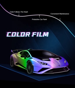 Film de protection de voiture en vinyle de couleur caméléon, finition brillante rouge cuivre, <span class=keywords><strong>super</strong></span> brillant, peinture automobile, film de protection de voiture en vinyle - Product Image 3