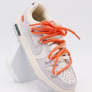 Lacets ronds en polyester de 5 mm de longueur personnalisée, couleur unie, pour chaussures de papa, chaussures de basketball, bottes Martin, baskets classiques avec sacs - Product Image 1