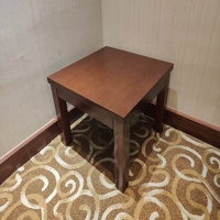 Table basse carrée de luxe en bois massif, livraison gratuite, Table de thé
