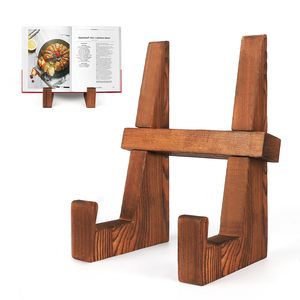 Support pour livre de <span class=keywords><strong>cuisine</strong></span> pour la <span class=keywords><strong>cuisine</strong></span> - Porte-livre de <span class=keywords><strong>cuisine</strong></span> en bois de 8,8 pouces pour la décoration du comptoir de <span class=keywords><strong>cuisine</strong></span>, support multifonctionnel pour livre de recettes - Product Image 1
