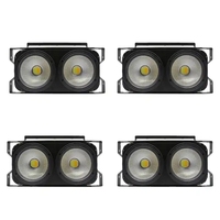 Lumière Led Stage Blinder 2x100w Led Cob 2 Yeux Blanc Chaud Blanc Froid Matrix Blinder Studio Light Nightclub