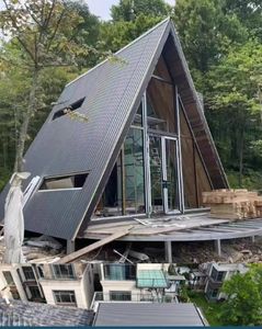 หลังคา<span class=keywords><strong>กระเบื้อง</strong></span>สองชั้นผนังฉนวนกันความร้อนที่ดีหลังคากระเบื้องเว้าและนูนหลังคาป้องกันแสงแดดอลูมิเนียมหยัก - Product Image 6