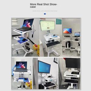 Carrello Moderno in Acciaio per Scanner Ospedaliero, Carrello Mobile Speciale per Clinica Dentale, <span class=keywords><strong>Computer</strong></span> per Impronte Tridimensionali - Product Image 3