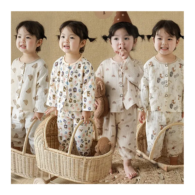 Custom Summer Cotton Pajamas for Kids