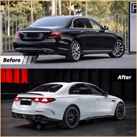 Kit carrosserie pour Mercedes Benz Classe E W213 2016-2023, pare-chocs avant et arrière style W214 63, avec capot, mise à niveau 2024+
