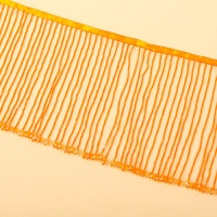 Superbe frange de 15 cm en perles de verre à coudre à la main pour la décoration textile de la maison