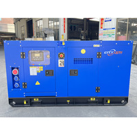 Générateur diesel 50 KVA 3 phases 40KW type silencieux démarrage automatique démarrage à distance châssis ouvert ATS refroidissement par eau