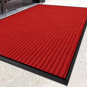 Tapis d'extérieur à double rayures, tapis résistant, paillasson pour porte d'entrée, tapis rayé avec dos en PVC pour intérieur et extérieur - Product Image 1