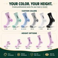 Nouveau produit : Chaussettes de sport personnalisées avec logo, chaussettes athlétiques pour hommes, chaussettes de course mi-mollet personnalisées, logo jacquard tricoté