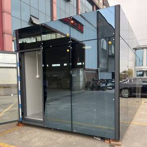 Contenedor de Alojamiento Modular de Vidrio Rápido, Habitación Integrada con Muro Cortina de Vidrio Removible, Construcción Temporal Sencilla - Product Image 2