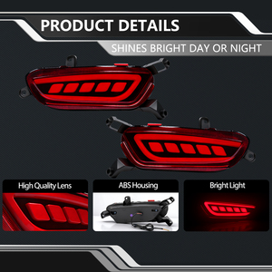 En Stock, Envío en 3 Días, Luces Reflectoras LED de 12v para Parachoques Trasero, para Mazda CX-3 <span class=keywords><strong>CX3</strong></span> 2015 2016 2017 2018 2019 2020 - Product Image 3