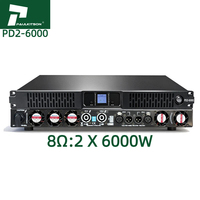 Amplificateur Paulkitson PD26000 SiC 6000W 2 canaux pour caisson de basses, amplificateur de son 1U, amplificateur de puissance audio professionnel de classe D