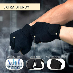 Gants de cyclisme pour hommes et femmes, protection des mains pour la salle de sport, l'entraînement, l'exercice, la musculation, le sport, gants de soutien du poignet - Product Image 4