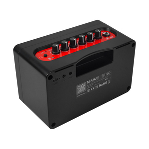 <span class=keywords><strong>Amplificador</strong></span> de Guitarra Eléctrica BHA SP100-R de 10W con Cabeza y Gabinete Integrados para Efectos Simulados y Actuaciones al Aire Libre, Certificaciones CE, FCC, RoH - Product Image 4