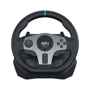 High Quality PXN V9 Game Steering Wheel 900 Degree Gaming Racing Wheels With Clutch Dual-Motor Feedback Driving for XB Series