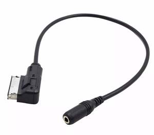 Câble audio auxiliaire femelle MMI AMI vers 3,5 mm pour <span class=keywords><strong>interface</strong></span> musicale <span class=keywords><strong>Audi</strong></span> 30 cm 1 m 1,5 m - Product Image 2