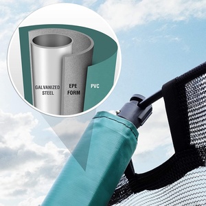 High Quality Mini <strong>Trampoline</strong> Park for Outdoor Use Best Safety <strong>Net</strong> Children Customizable Size Made Steel PVC PP Amusement Parks - Product Image 5